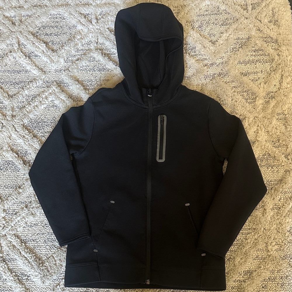 Old Navy Tech Gray Cream and Black Zip-Up Hoodies - Picture 4 of 9